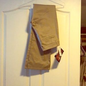 Khaki Dickies “The Worker” boot cut pant